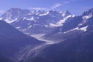Un glacier des Alpes